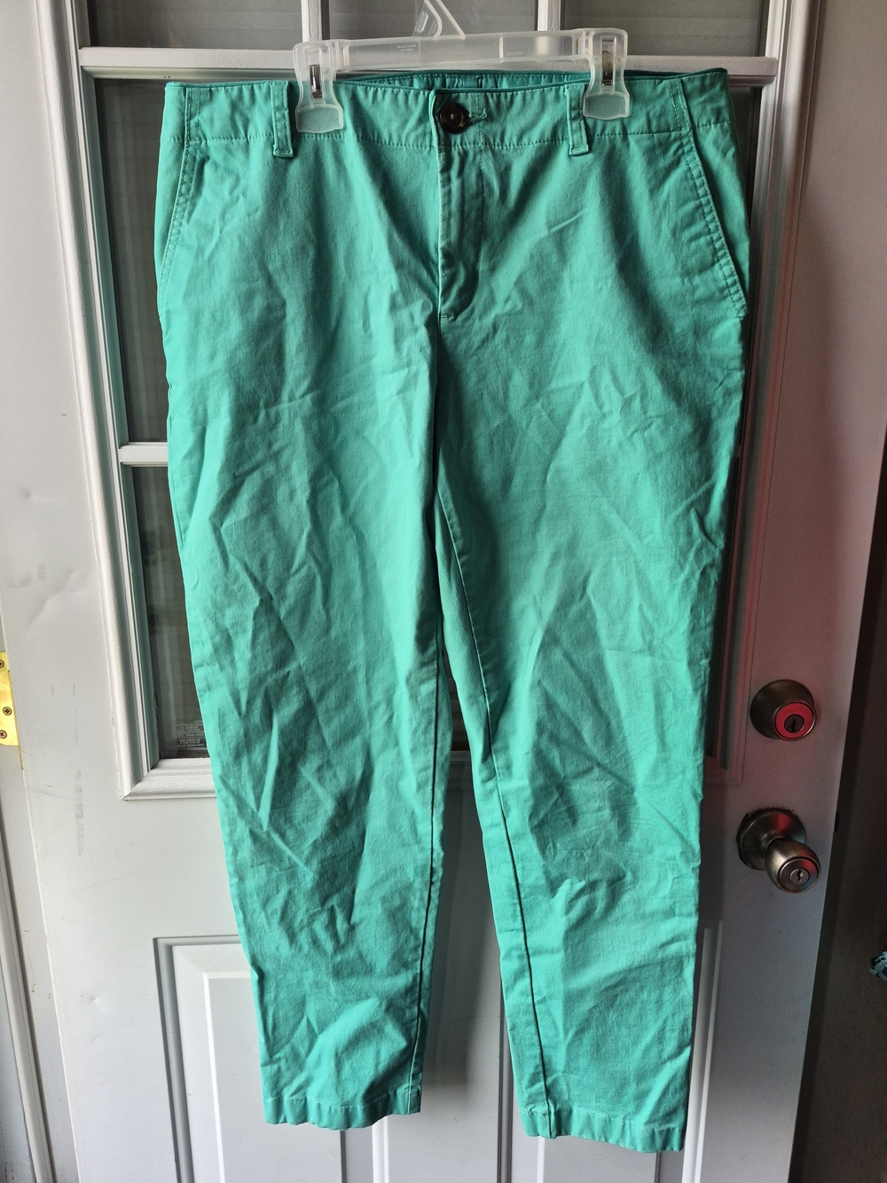 Tommy Hilfiger Teal Casual Cotton Chinos